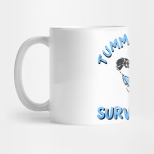 vintage tummy ache survivor tie dye Mug